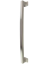 Menlo Park II Arched Appliance Pull - 15 inch Center-to-Center in Polished Nickel.
